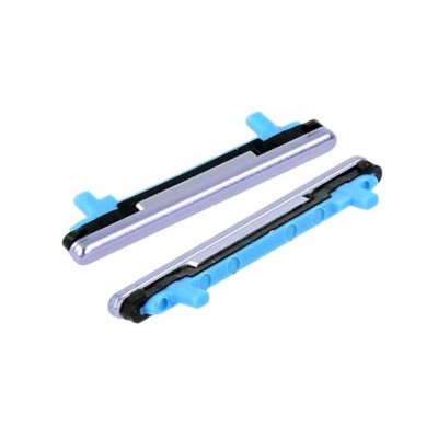 Volume Side Button Outer For Samsung Galaxy A8 2018 Blue By - Maxbhi Com