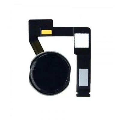 Home Button Complete for Apple iPad Air 2019 Black - Outer Plastic with Inner Flex