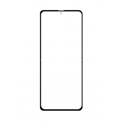 Replacement Front Glass For Samsung Galaxy Z Flip 5g Black By - Maxbhi Com