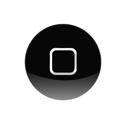 Home Button Outer For Apple Iphone Black By - Maxbhi Com