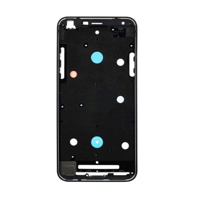 Lcd Frame Middle Chassis For Lg Q7 Plus White By - Maxbhi Com