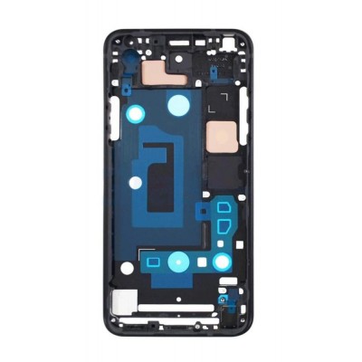 Lcd Frame Middle Chassis For Lg Q7 Plus White By - Maxbhi Com