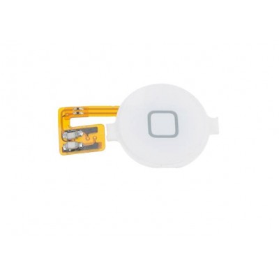 Home Button Complete For Apple Iphone 3gs 16gb White By - Maxbhi Com