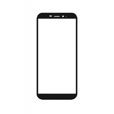 Replacement Front Glass For Ulefone Armor X8 Black By - Maxbhi Com