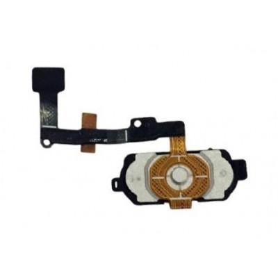 Home Button Complete For Samsung Galaxy J7 2018 White By - Maxbhi Com