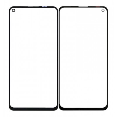 Replacement Front Glass For Oneplus 8t Black By - Maxbhi Com