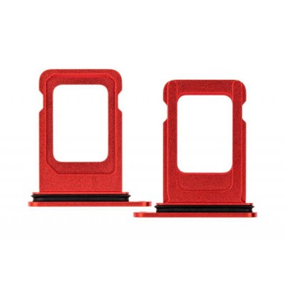 SIM Card Holder Tray for Apple iPhone 12 - Red
