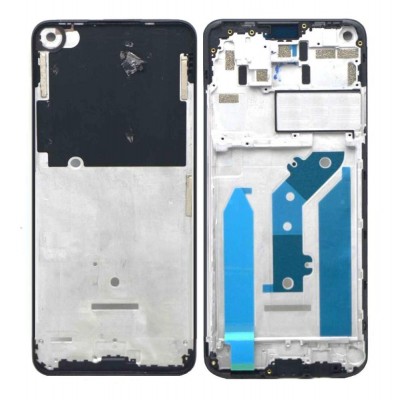 Lcd Frame Middle Chassis For Tecno Camon 16 Black By - Maxbhi Com
