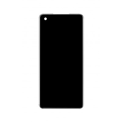 Lcd Frame Middle Chassis For Vivo Iqoo 5 5g Black By - Maxbhi Com