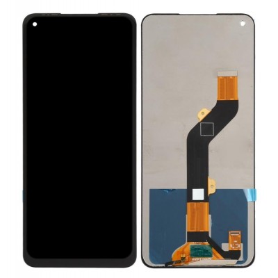Lcd With Touch Screen For Tecno Camon 16 White By - Maxbhi Com