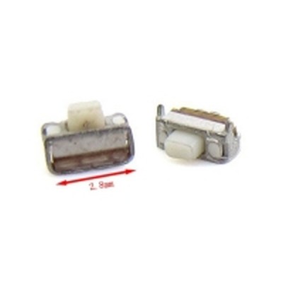 Power Button Outer for Samsung S8500 Wave White - Plastic On Off Switch