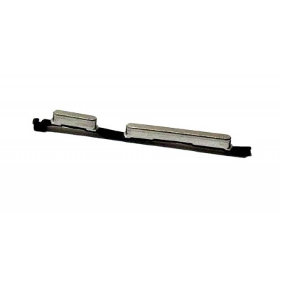 Power Button Outer for Gionee Steel 3 White - Plastic On Off Switch