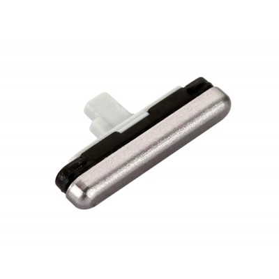 Power Button Outer for Sony Xperia S LT26i Silver - Plastic On Off Switch