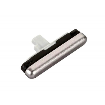 Power Button Outer for Oppo R15 White - Plastic On Off Switch