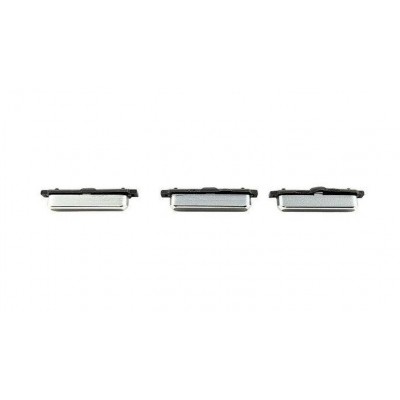 Volume Side Button Outer for Nokia X6 White - Plastic Key