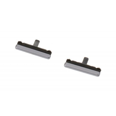 Volume Side Button Outer for Sony Ericsson Vivaz Silver - Plastic Key