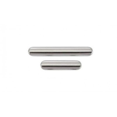 Volume Side Button Outer for Sony Xperia Z3 Dual D6633 White - Plastic Key