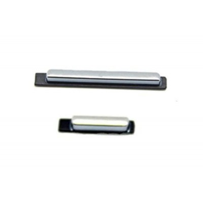 Volume Side Button Outer for Vivo Y27 Silver - Plastic Key