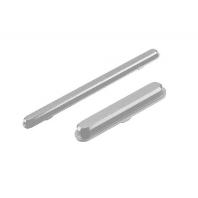 Volume Side Button Outer for Karbonn Smart A52 Plus White - Plastic Key