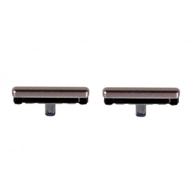 Volume Side Button Outer for ZTE Blade X Black - Plastic Key