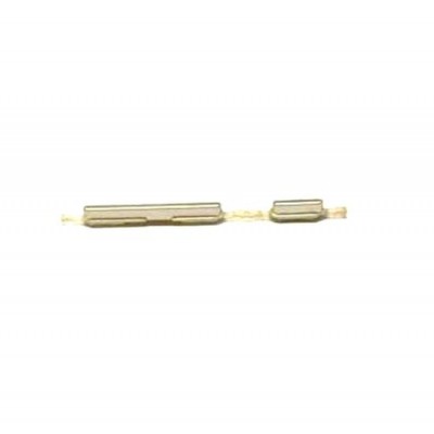 Volume Side Button Outer for BQ Aquaris U White - Plastic Key