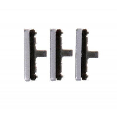 Volume Side Button Outer for Doogee F7 White - Plastic Key