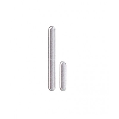 Volume Side Button Outer for Micromax A121 Canvas Elanza 2 White - Plastic Key