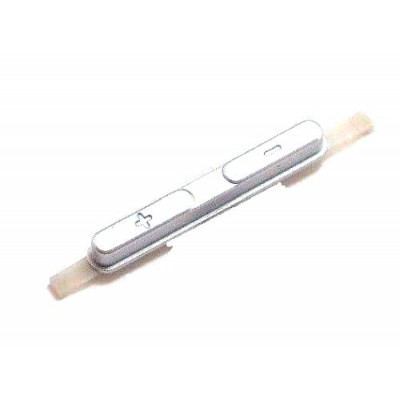 Volume Side Button Outer for Dell Venue 8 32GB 3G White - Plastic Key