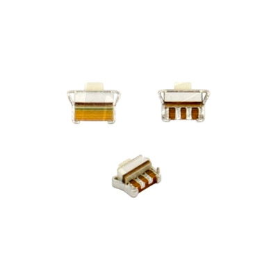 Volume Side Button Outer for Samsung C3330 Champ 2 White - Plastic Key