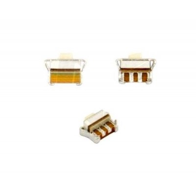 Volume Side Button Outer for Samsung i8510 INNOV8 White - Plastic Key