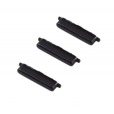 Volume Side Button Outer for Samsung Galaxy Rugby Pro Black - Plastic Key