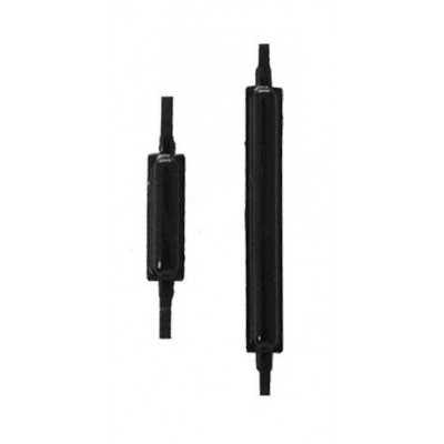 Volume Side Button Outer for Samsung Galaxy S II I9103 Black - Plastic Key