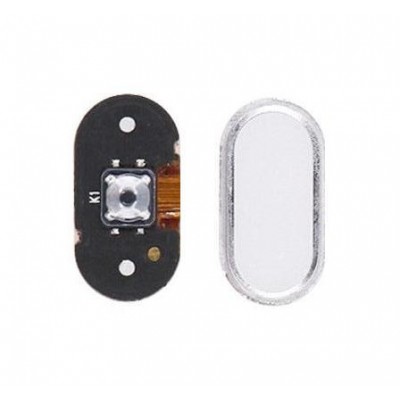 Home Button Outer For Meizu M6 Silver By - Maxbhi Com