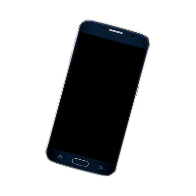 Home Button Complete For Samsung Galaxy S6 Cdma Blue By - Maxbhi Com