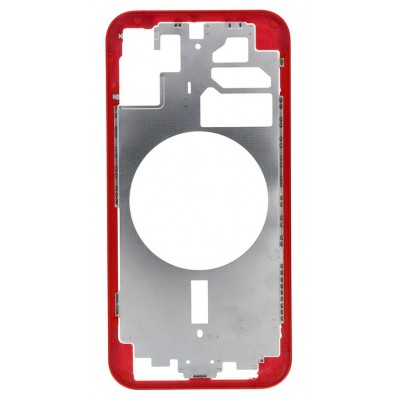 Lcd Frame Middle Chassis For Apple Iphone 12 Red By - Maxbhi Com
