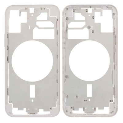 Lcd Frame Middle Chassis For Apple Iphone 12 White By - Maxbhi Com