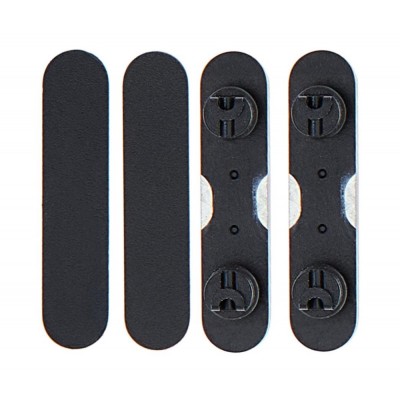 Volume Side Button Outer for Apple iPhone 12 Black - Plastic Key
