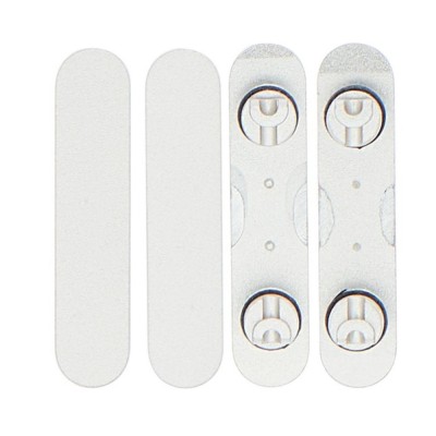 Volume Side Button Outer for Apple iPhone 12 White - Plastic Key