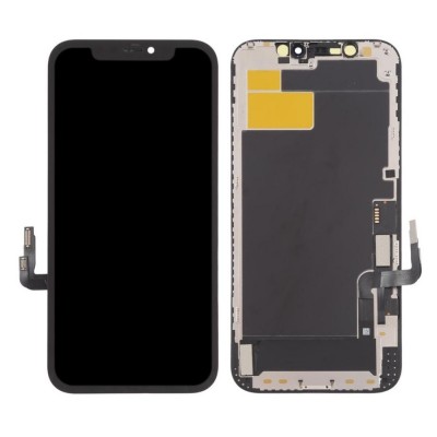 LCD with Touch Screen for Apple iPhone 12 - Black (display glass combo folder)