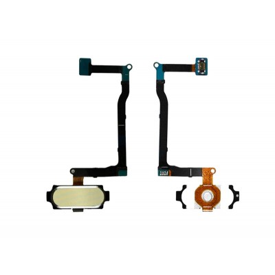 Home Button Complete For Samsung Galaxy Note5 Cdma Gold By - Maxbhi Com