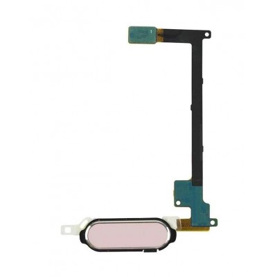 Home Button Complete For Samsung Galaxy Note 4 Duos Pink By - Maxbhi Com