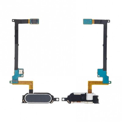 Home Button Complete For Samsung Galaxy Note 4 Usa Black By - Maxbhi Com