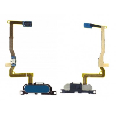 Home Button Complete For Samsung Galaxy Alpha S801 Blue By - Maxbhi Com