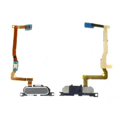 Home Button Complete For Samsung Galaxy Alpha S801 Silver By - Maxbhi Com