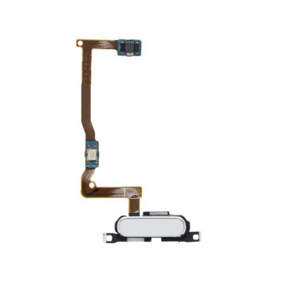 Home Button Complete For Samsung Galaxy Alpha S801 White By - Maxbhi Com