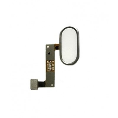 Home Button Complete For Meizu M5 Note Silver By - Maxbhi Com
