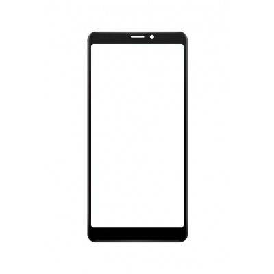 Replacement Front Glass For Wiko Y60 Black By - Maxbhi Com
