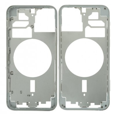 Lcd Frame Middle Chassis For Apple Iphone 12 Pro White By - Maxbhi Com