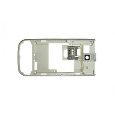 Lcd Frame Middle Chassis For Nokia 5330 Mobile Tv Edition White By - Maxbhi Com