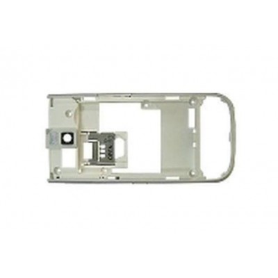 Lcd Frame Middle Chassis For Nokia 5330 Mobile Tv Edition White By - Maxbhi Com